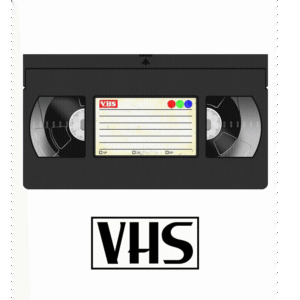Cinta VHS 180 Min. Máximo.